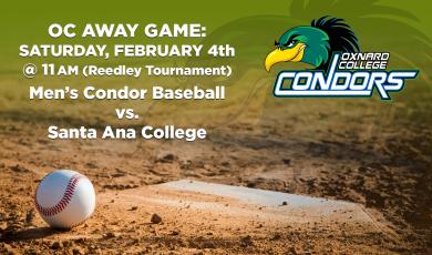 Men’s Baseball: OC Condors vs. Sant Ana College