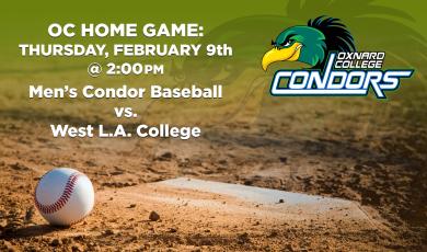 Men’s Baseball: OC Condors (Home Game) vs. West L.A. College
