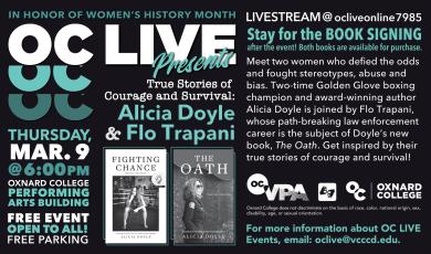 OC LIVE Presents: True Stories of Courage and Survival: Alicia Doyle and Flo Trapani