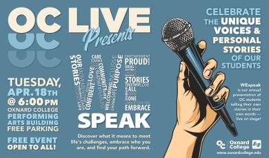 OC LIVE Presents “WEspeak” 