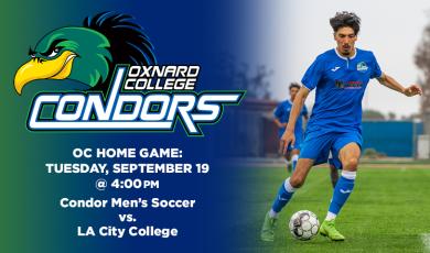 OC Men’s Soccer (Home Game) vs. L.A. City College