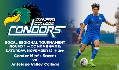OC Men’s Soccer: SoCal Regional Soccer Tournament — Round 1! OC Condors vs. Antelope Valley College (Home Game)