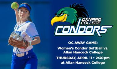 Women’s Softball: OC Condors (Away Game) vs. Allan Hancock College