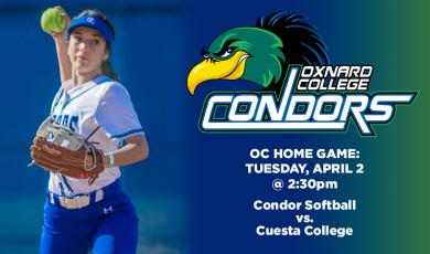 Women’s Softball: OC Condors (Home Game) vs. Cuesta College 