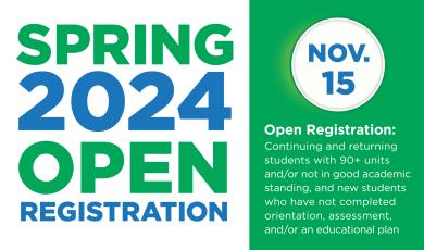 Nov. 15: Spring 2024 OPEN Registration