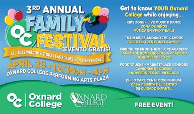 3rd Annual Oxnard College Family Festival