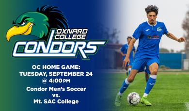 OC Men’s Soccer (Home Game) vs. Mt. SAC