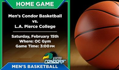 OC Men’s Basketball (Home Game) vs. L.A. Pierce College