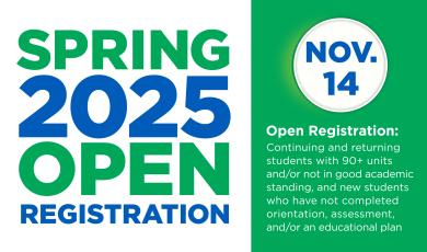 November 14: Spring 2025 OPEN Registration