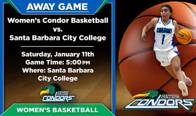 OC Women’s Basketball (Away Game) Double Header vs. Santa Barbara City College