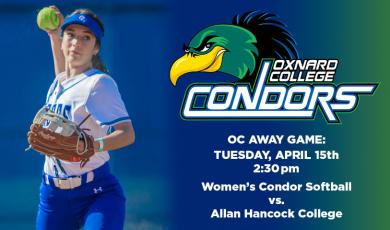Women’s Softball: OC Condors (Away Game) vs. Allan Hancock College