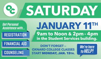 Join us for OC Saturday on January 11th