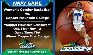 OC Women’s Basketball vs. Copper Mountain College (Away Game – Copper Mountain Crossover)