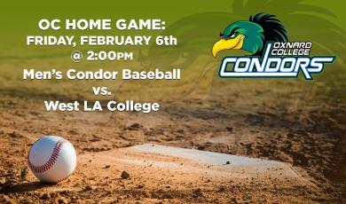 Men’s Baseball: OC Condors (Home Game) vs. West L.A. College