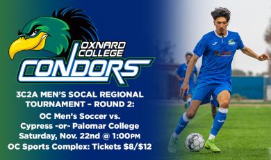 OC Men’s Soccer 3C2A Regional Soccer Tournament – Round 2