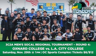OC Men’s Soccer 3C2A Regional Soccer Tournament – Round 4