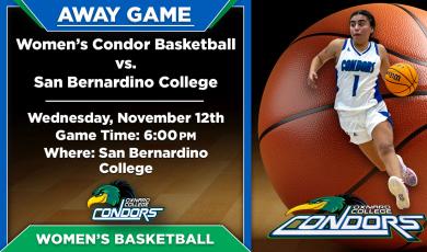 OC Women’s Basketball vs. San Bernardino College (Away Game) 