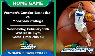 OC Women’s Basketball vs. Moorpark College (Home Game) 