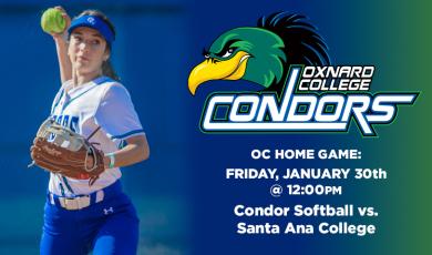 Women’s Softball: OC Condors (Home Game) vs. Santa Ana College 