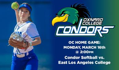 Women’s Softball: OC Condors (Home Game) vs. East Los Angeles College 