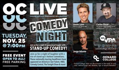 OC LIVE: Comedy Night!