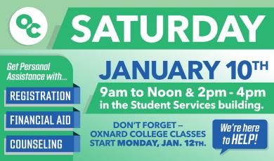 Join us for OC Saturday on January 10th.