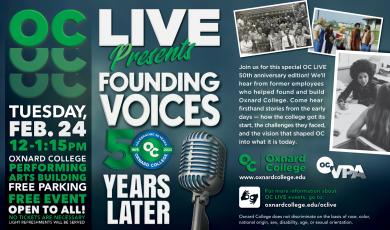 OC LIVE: Founding Voices 50 Years Later