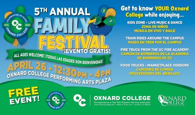 5th Annual Oxnard College Family Festival