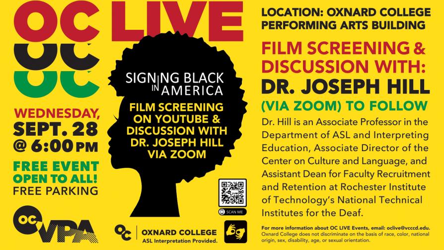 “Signing Black in America” Film Screening with Discussion to Follow