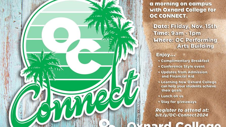 OC Connect showcases our college to our local educators in order for them to pass on what they learn to their students.