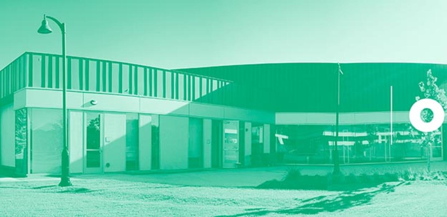 photo of Library Learning Resource Center (LLRC) shaded green