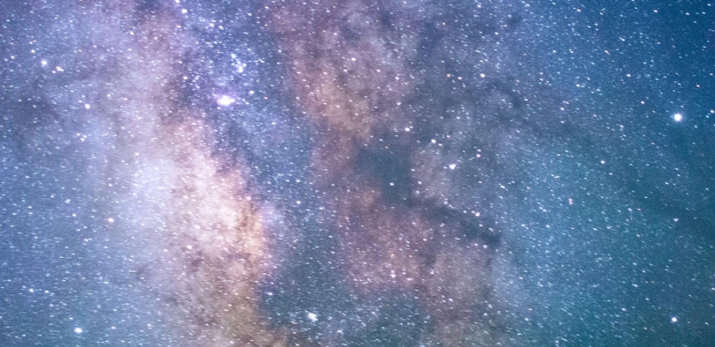 detail of star filled sky