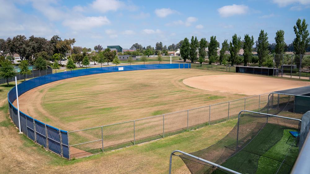 baseball and softball fields