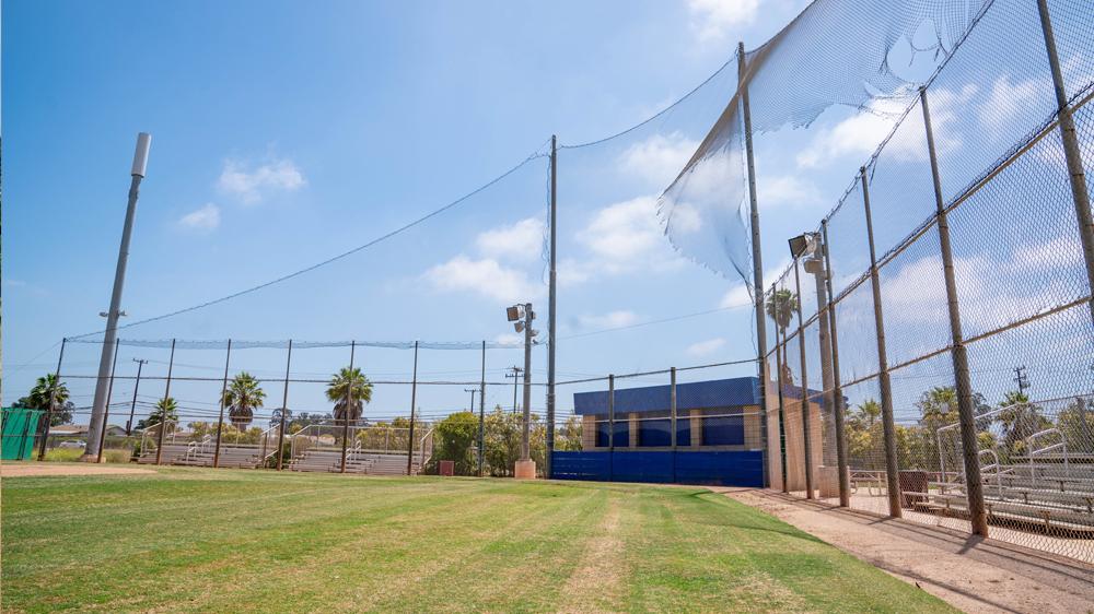 baseball and softball fields