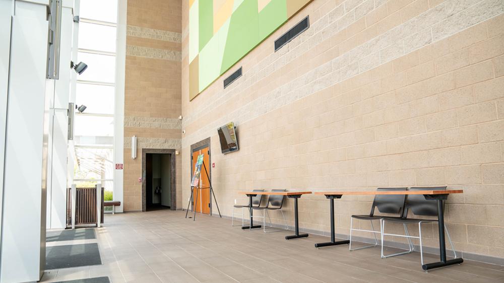 Performing Arts building lobby