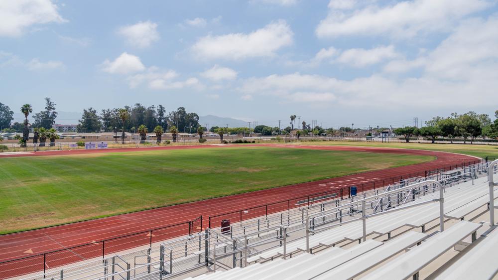 condor stadium bleachers and football field